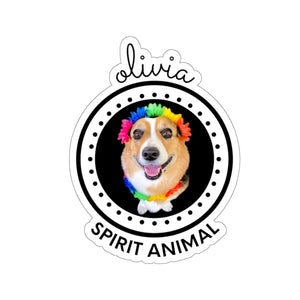 "Olivia: Spirit Animal" Sticker